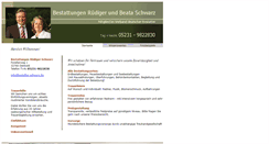 Desktop Screenshot of bestatter-schwarz.de